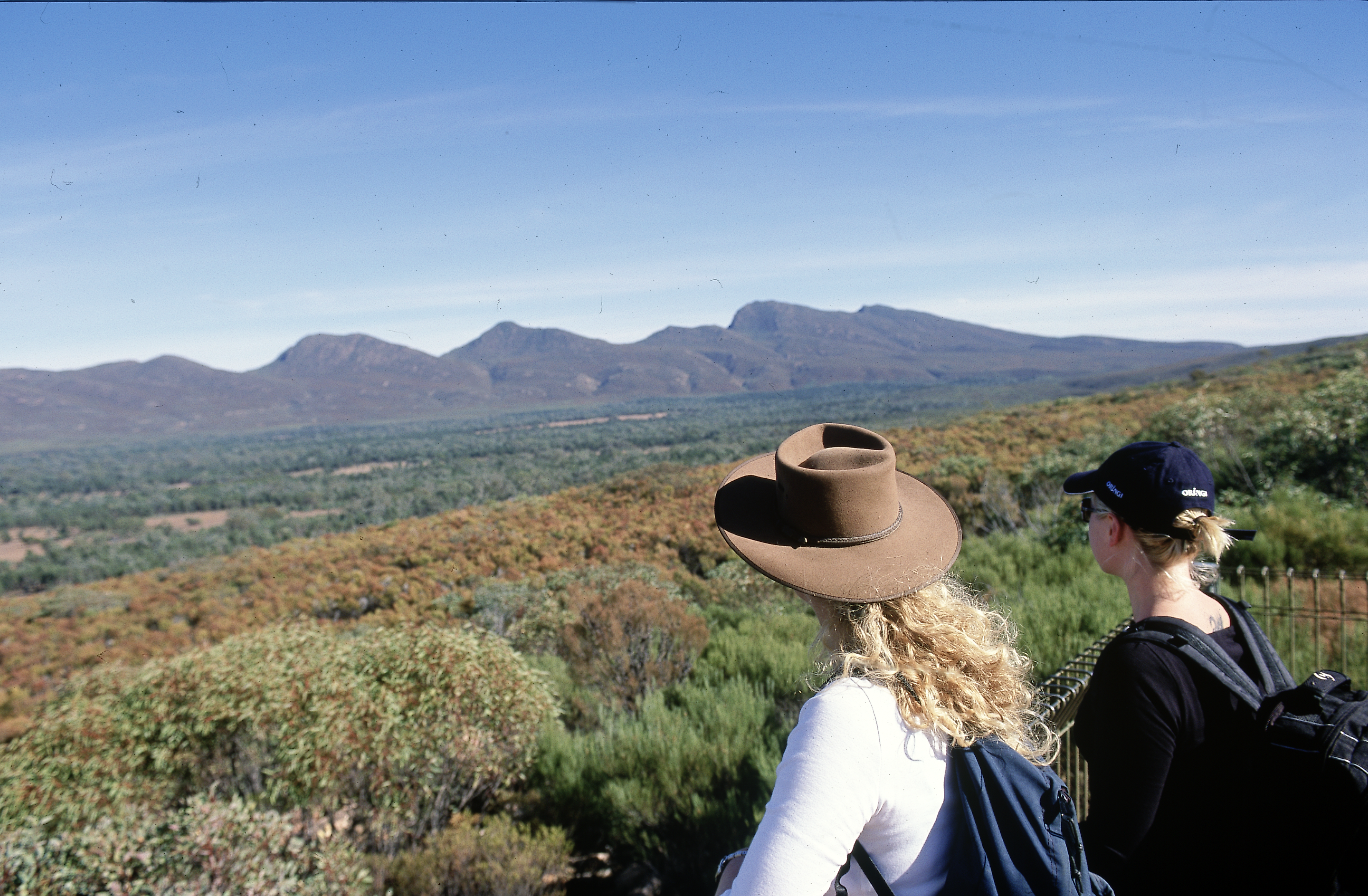 The view over Wilpena Pound from the Wangara Lookout is well worth the climb.