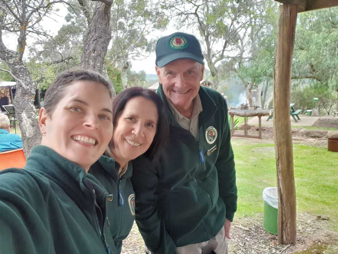Volunteer Rangers out in the field