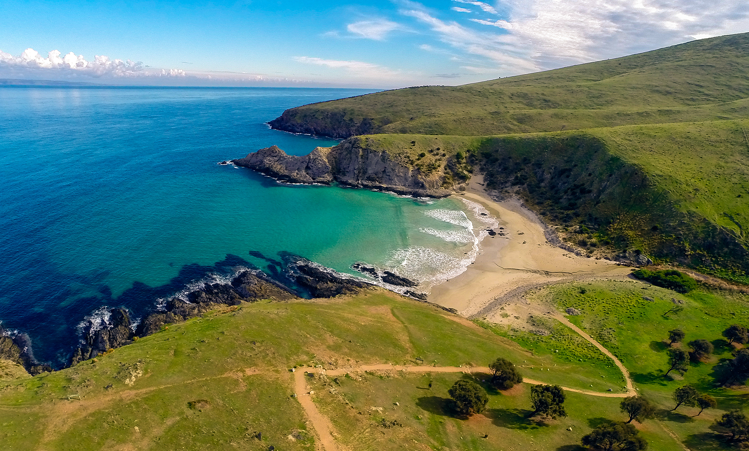 Deep Creek from a drone