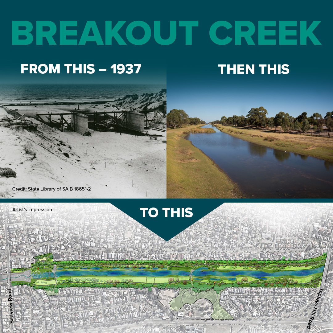 Breakout Creek stage 3 past, present and future