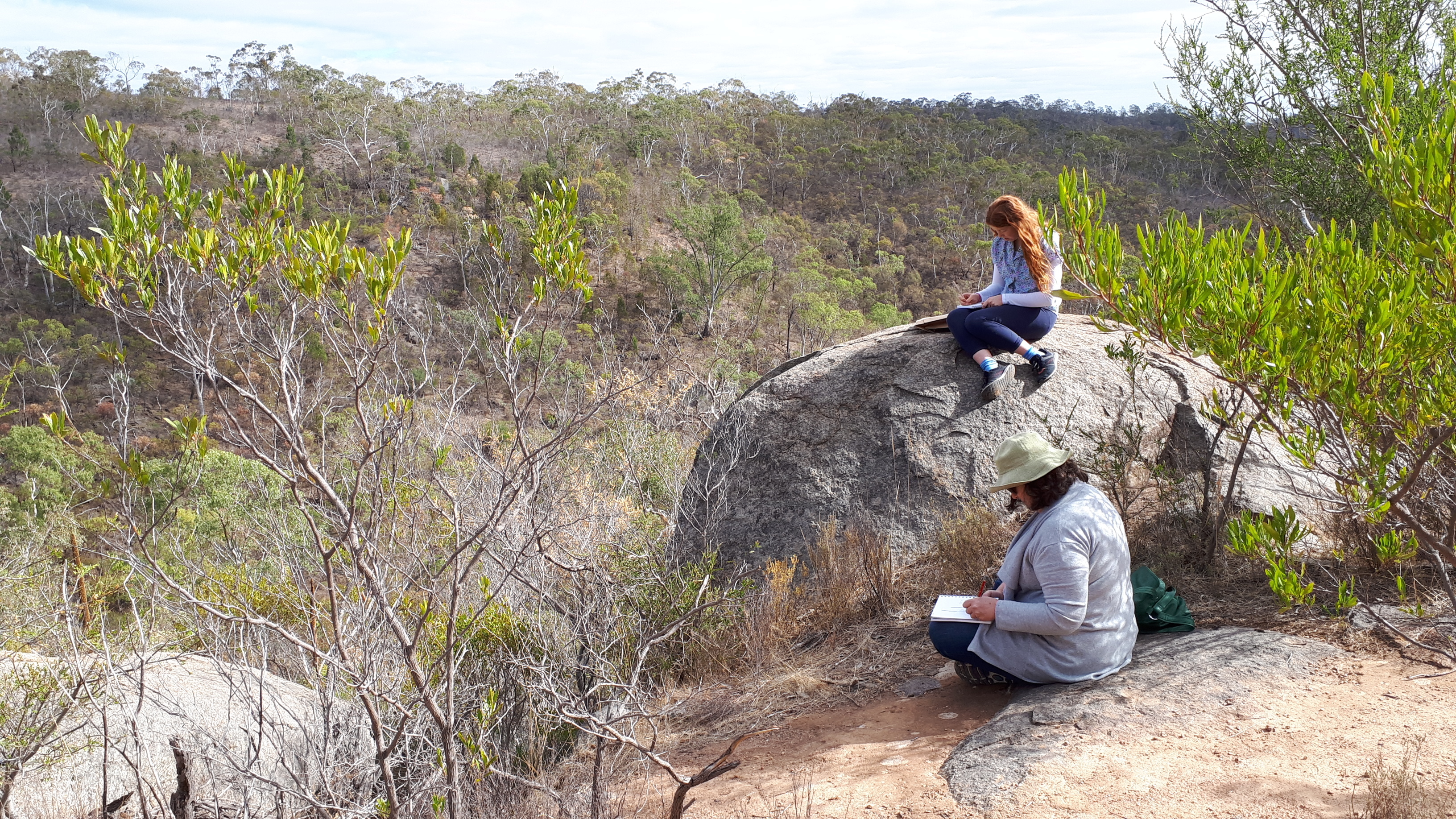 nature journaling at Para Wirra Conservation Park