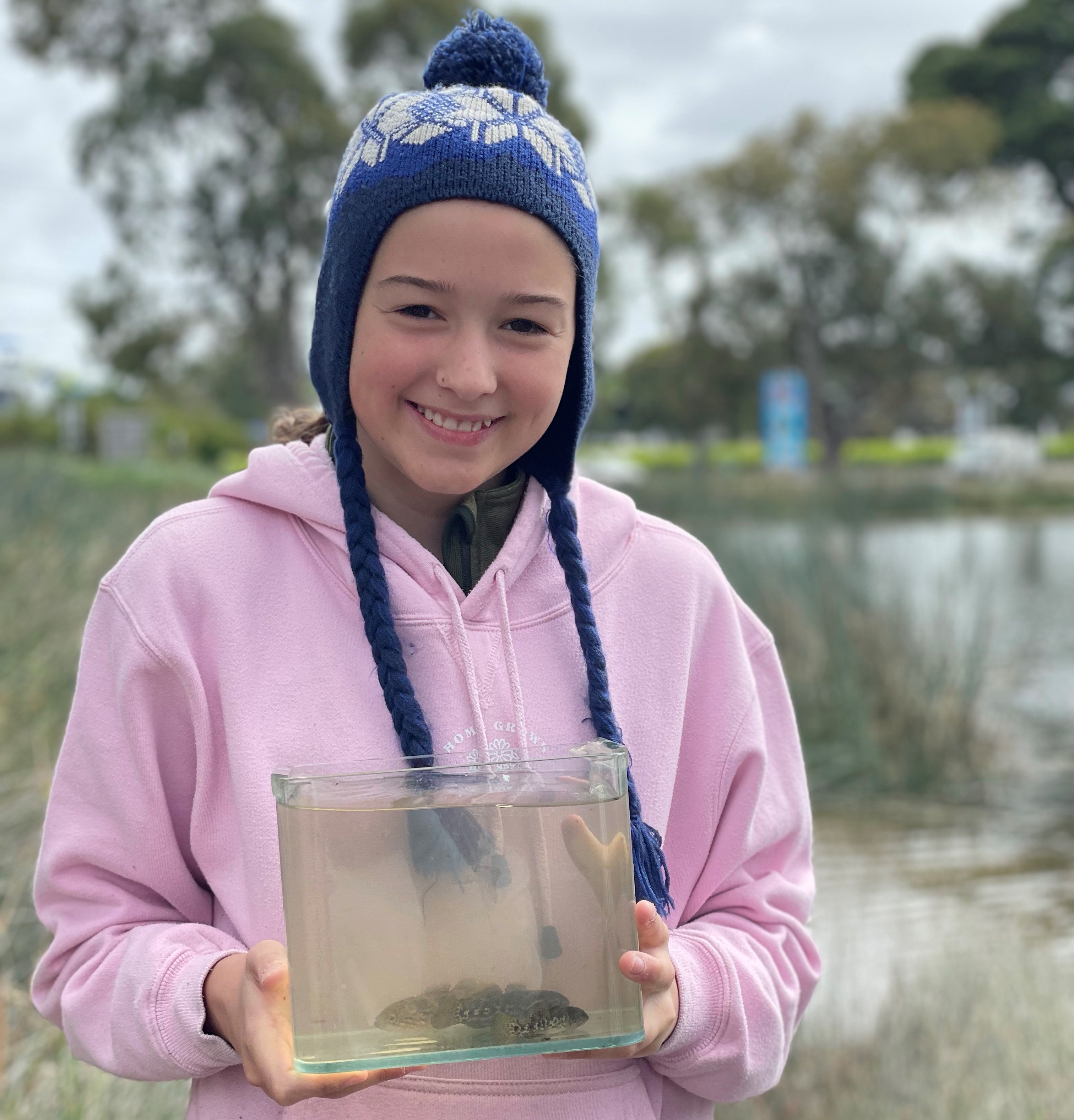 Oaklands Wetland Fish Release