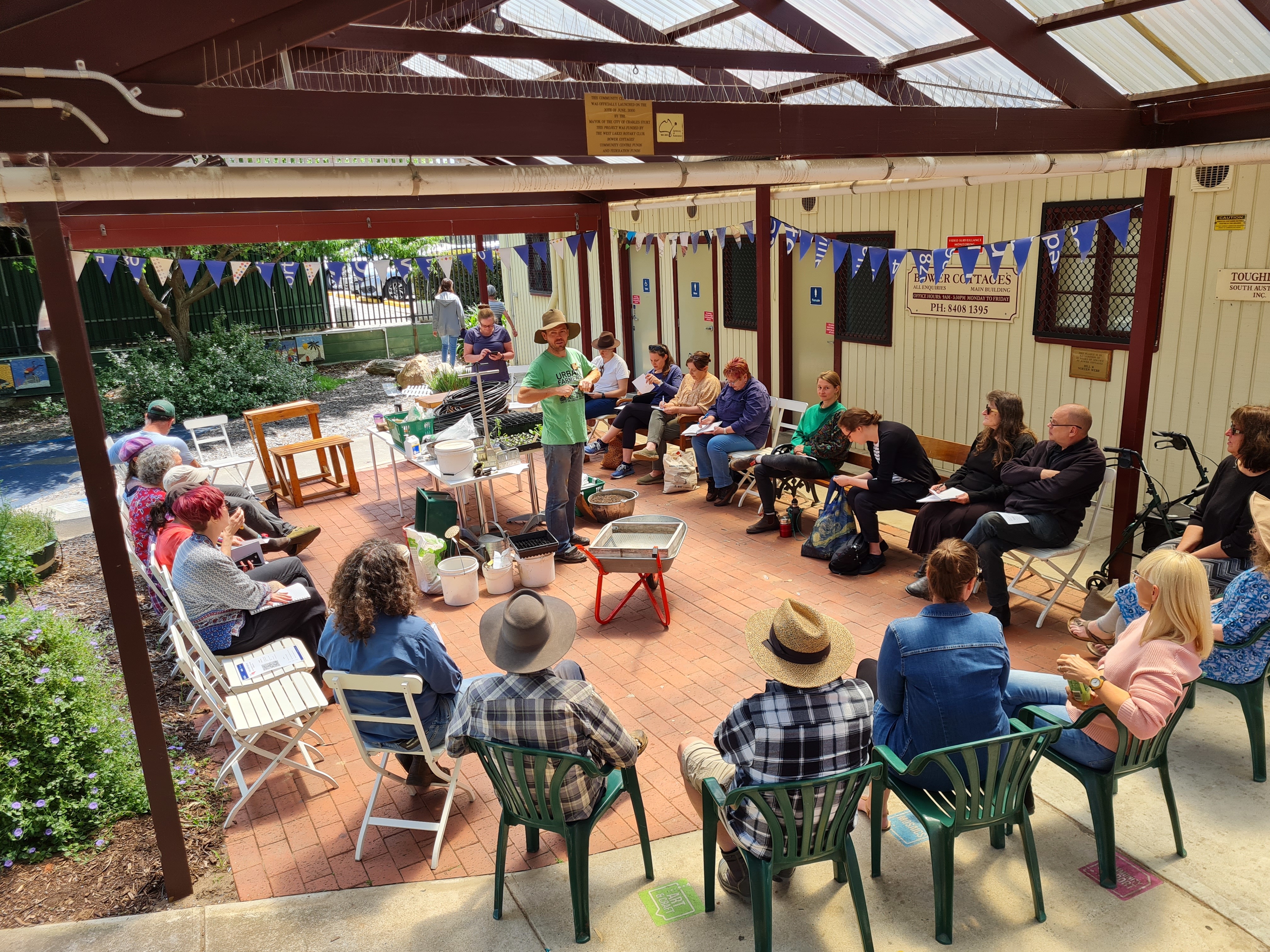 A growing great veggies workshop at the Port Environment Centre.