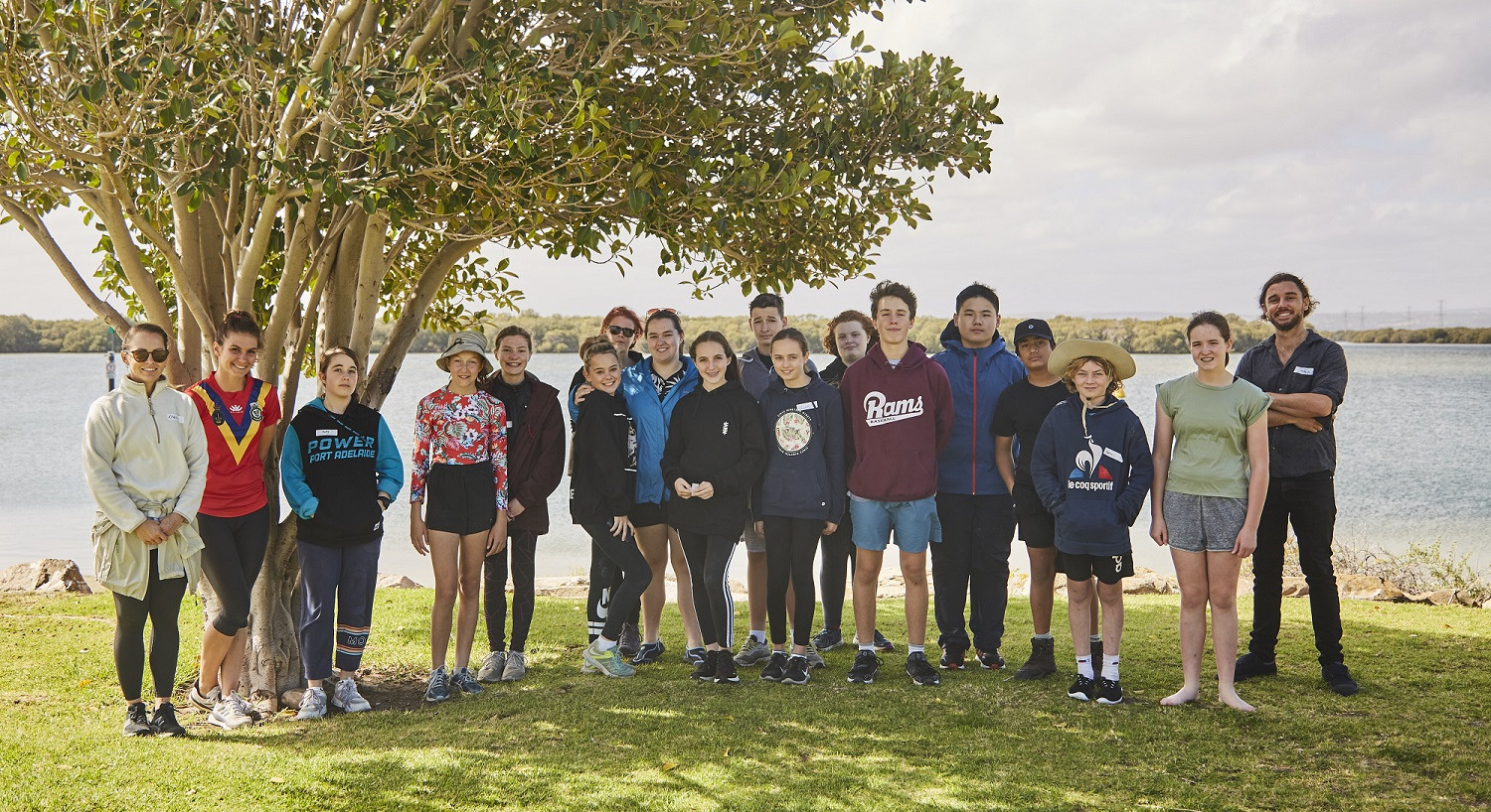 The 2021 group of Youth Coastal Ambassadors.