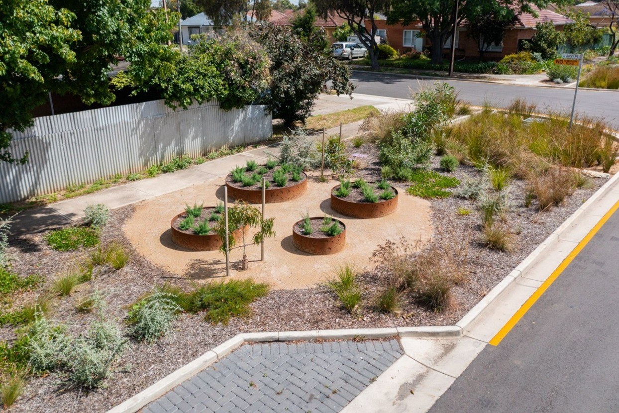 City of Charles Sturt Living Streets – Renown Park project. Photo: City of Charles Sturt