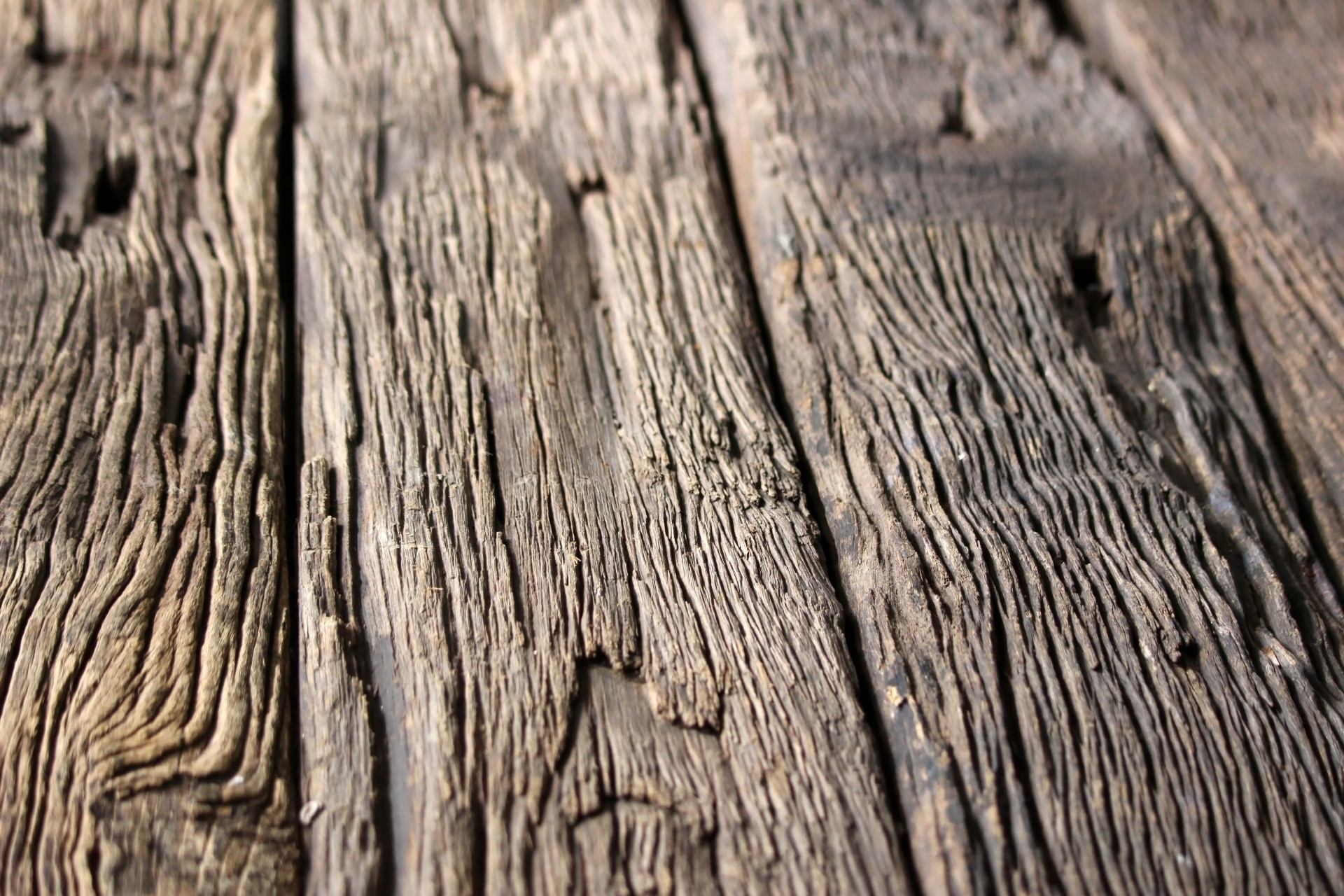 Old railway sleepers